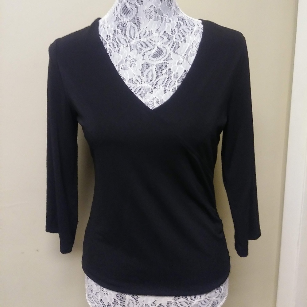 Gap Stretch Black Long Sleeve Size S